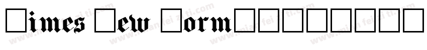 times new normal字体转换
